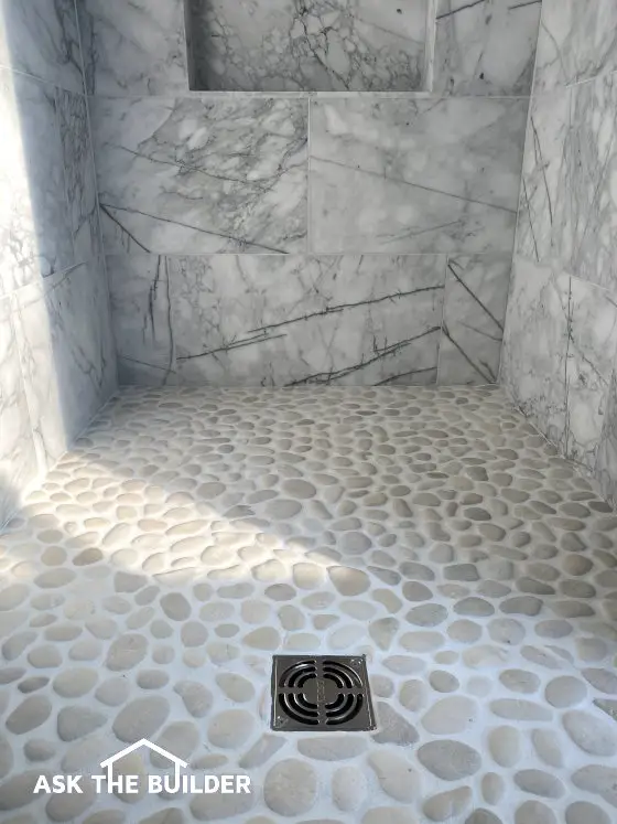 Pebble Stone Shower Floor