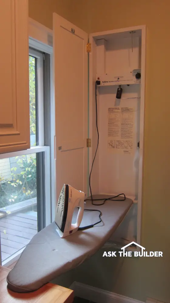 ironing board wall mounted