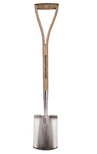 stainless steel spade