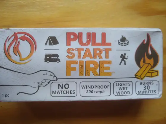 pull start fire