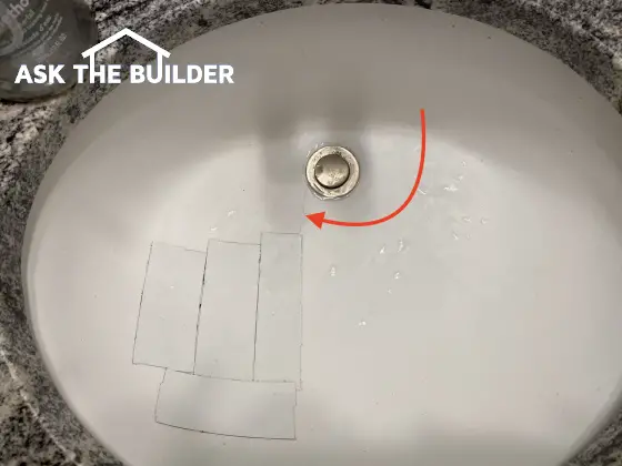 Undermount sink - cracked