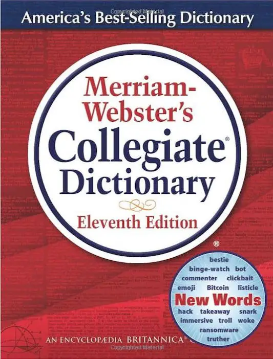 cover of dictionary