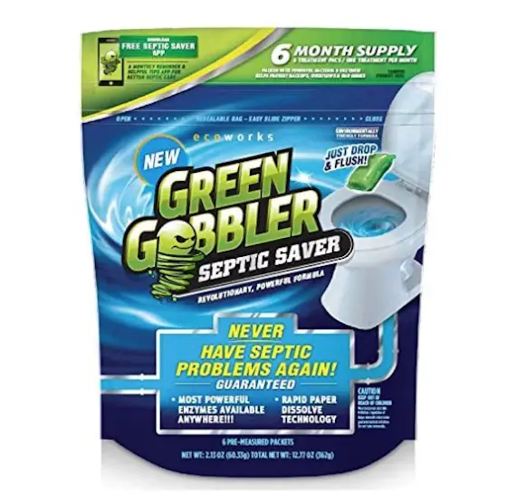 septic tank treatment additive green gobbler