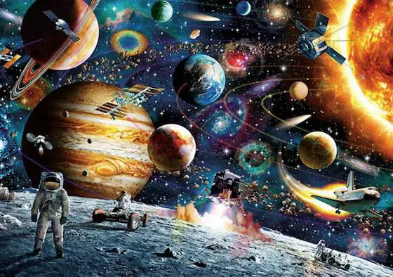 space jigsaw puzzle