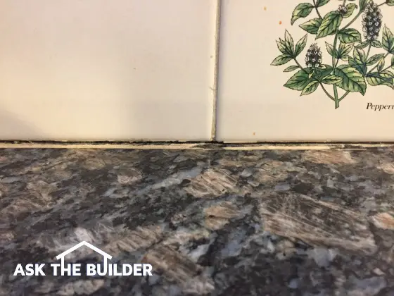 Countertop - Tile backsplash