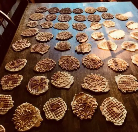 fresh pizzelles