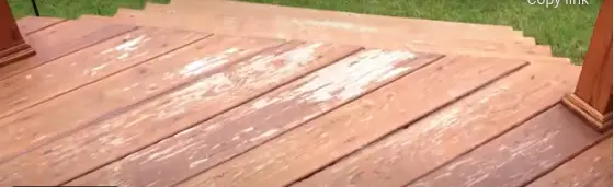 deck peeling