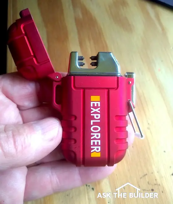 electric lighter open