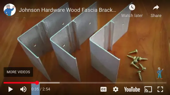 wood fascia brackets