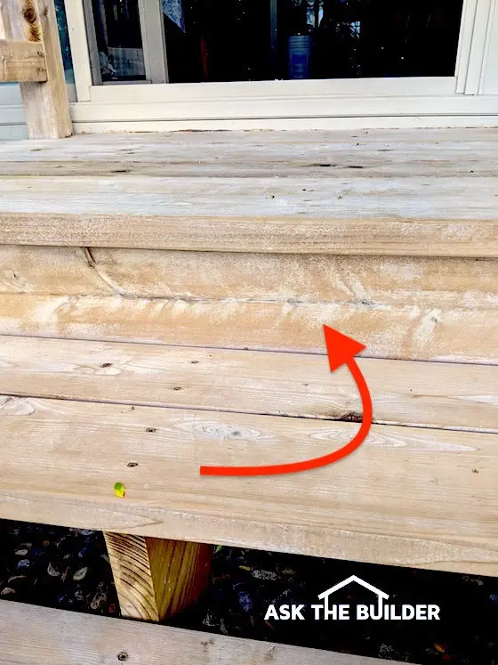 white residue on cleaned wood