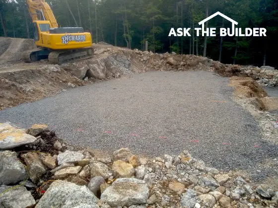 building on granite bedrock