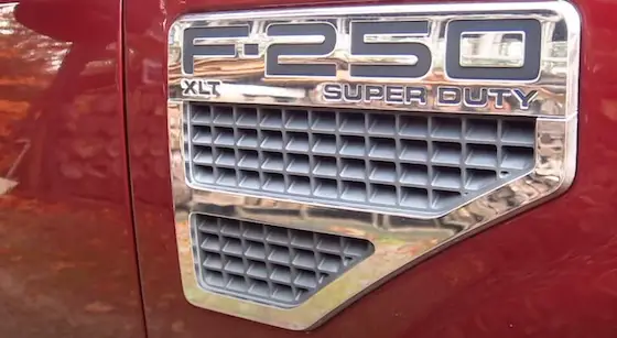 f250 nameplate