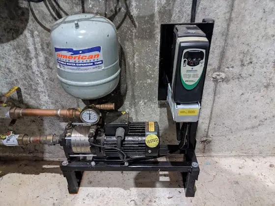 water pressure booster pump