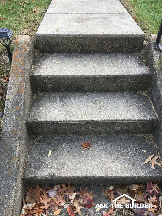 cast concrete steps