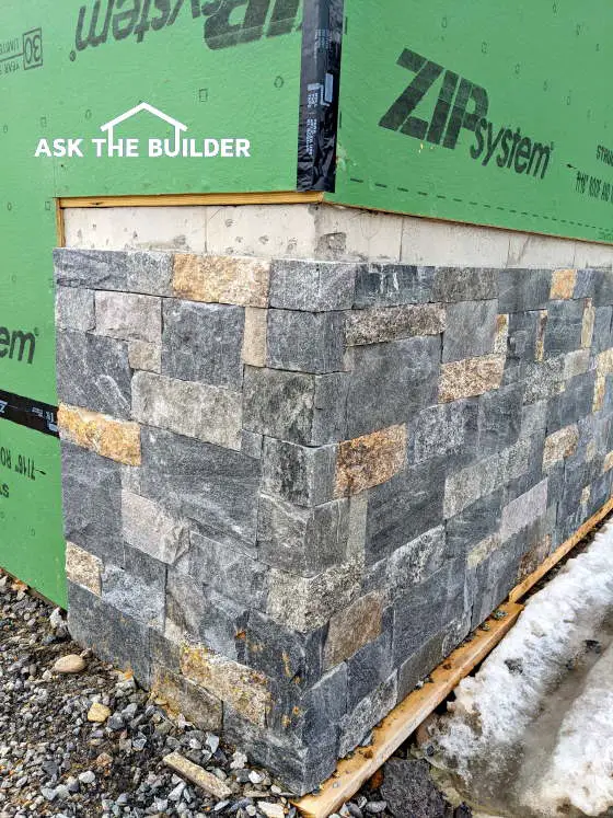 Mortarless Stone Veneer