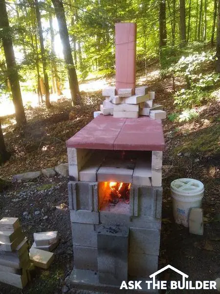 failed outdoor kiln