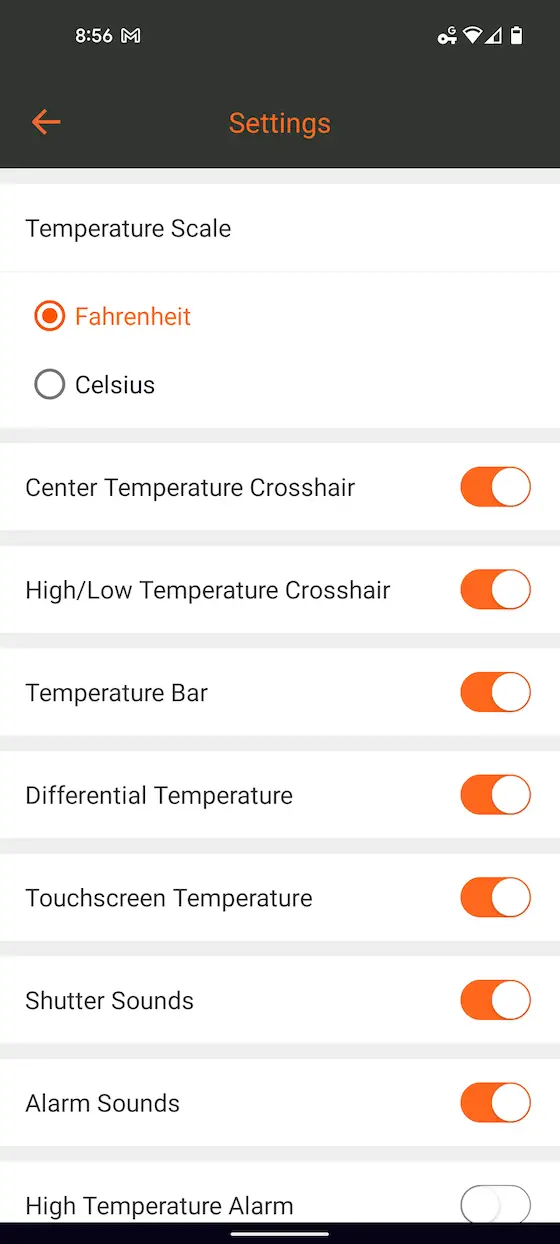 klein thermal imager ti 220 settings 1