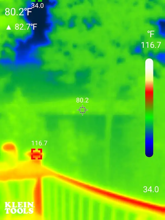 klein thermal imager ti 220 lake water temp