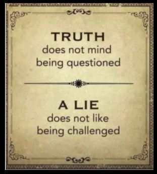 truth vs lies graphic