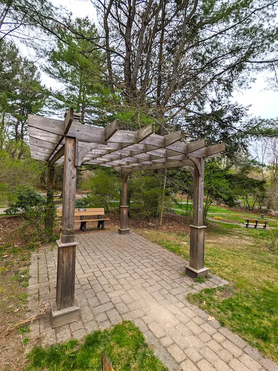 cedar pergola benson park