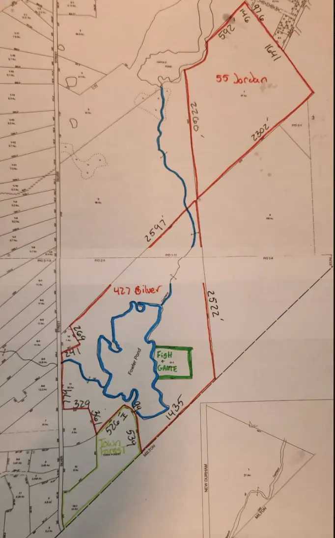 427 Silver Street Middleton NH plot plan