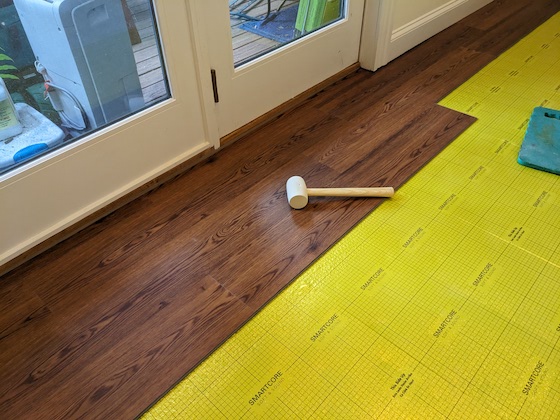 lvp flooring over underlayment