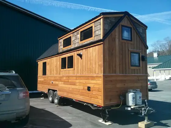 tiny house on a trailer