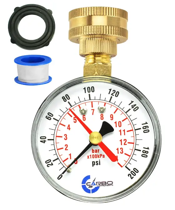 water pressure gauge