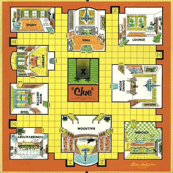 clue game board