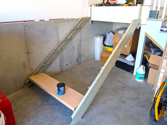 fast stairs steel stair riser kit with solid oak treads
