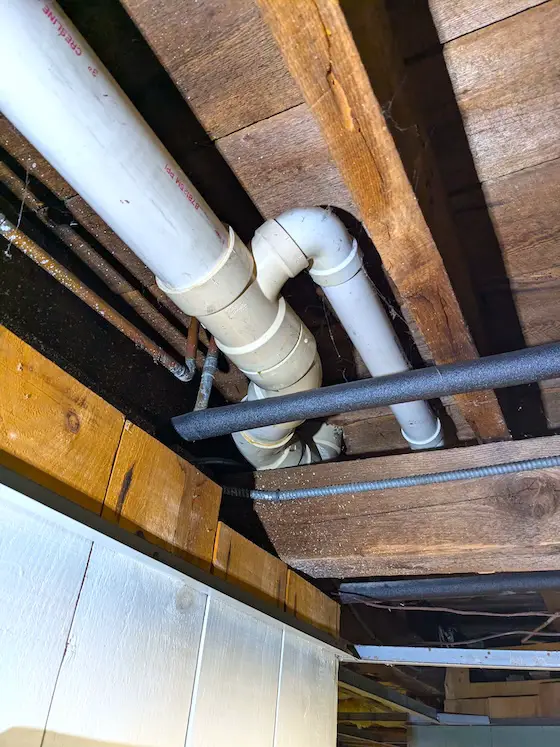 pvc toilet drain pipe with vent