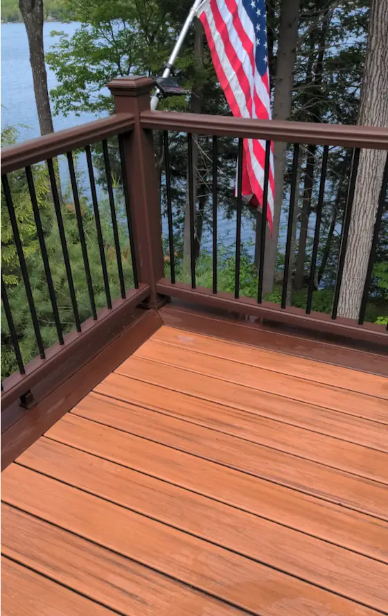 clean trex transcend decking