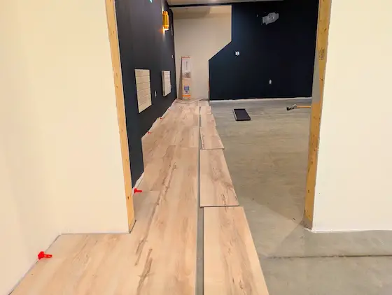 LVP flooring on concrete