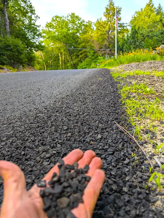 chip seal road surface