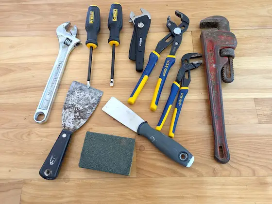 assorted hand tools for diy repairs