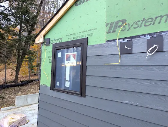 zip system leaking new house wall with cement siding