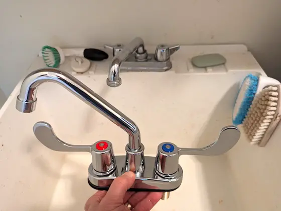 laundry faucet replacement