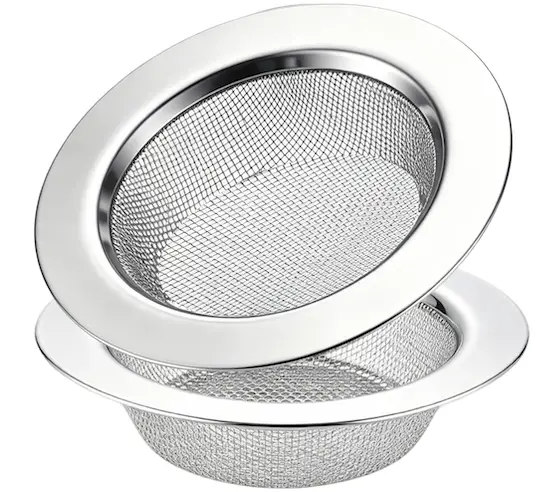 stainless steel sink strainer
