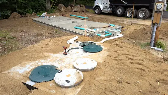 septic system leach field