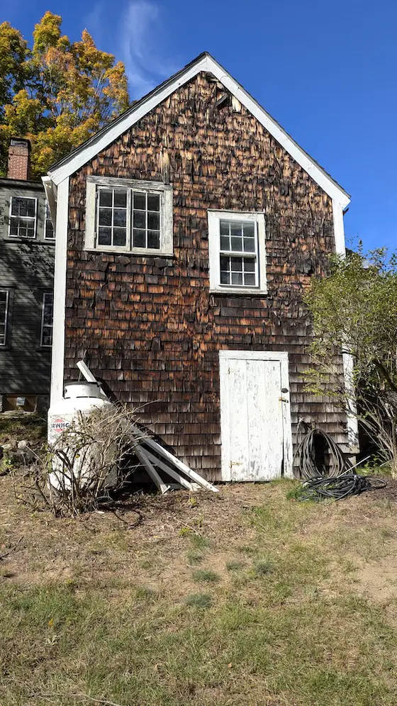 weathered cedar shakes